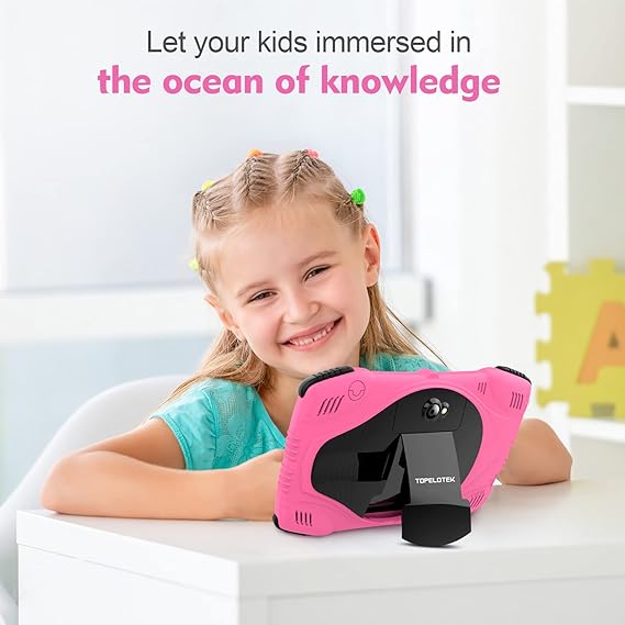 YosaKids 7-inch kids learning tablet 32GB – Android 10, parental controls, educational apps, ages 3+