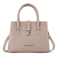 Montana West tan PU leather convertible satchel tote handbag with top handle and crossbody strap