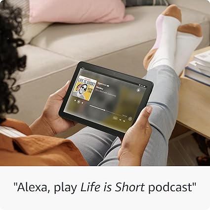 Fire HD 8 2024 tablet – 8" HD display, 32GB, Alexa enabled, 13-hour battery, 5MP camera
