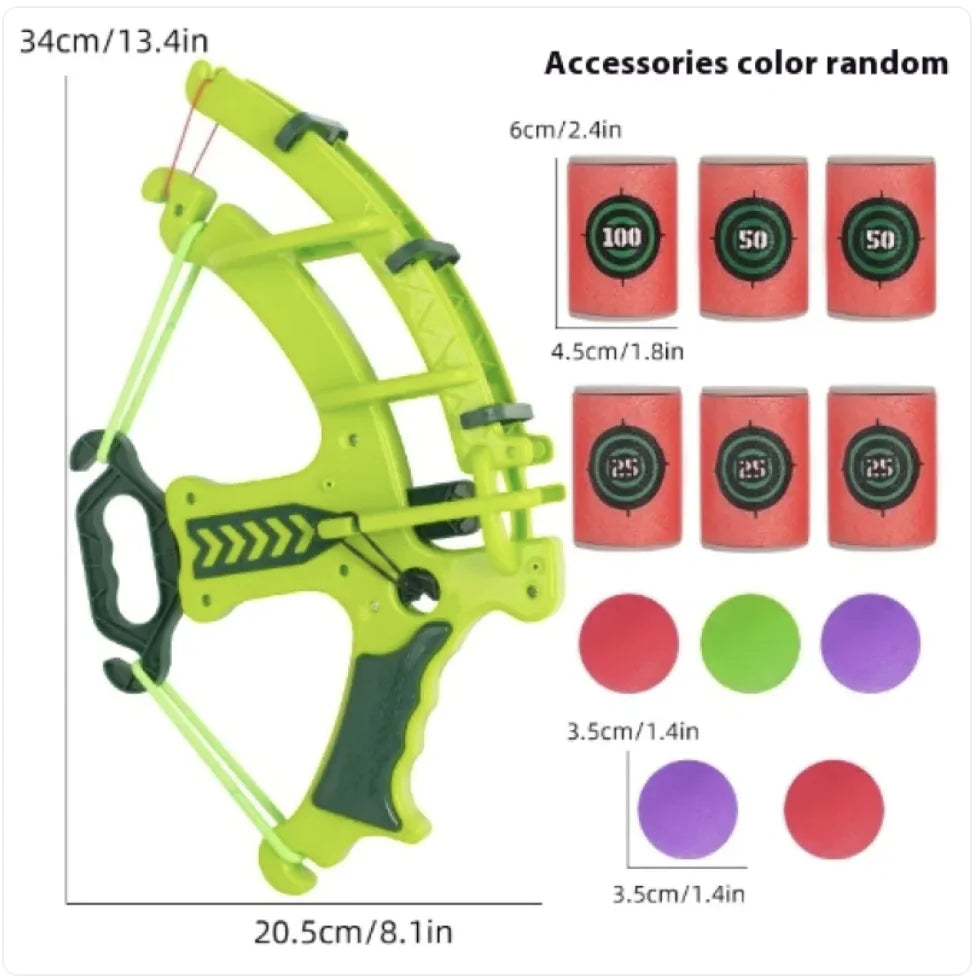 Colorful soft bullet shooting game for children ages 4-6
