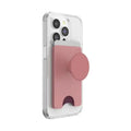 PopGrip wallet for MagSafe in clay – 3-card holder, kickstand, wireless charging compatible