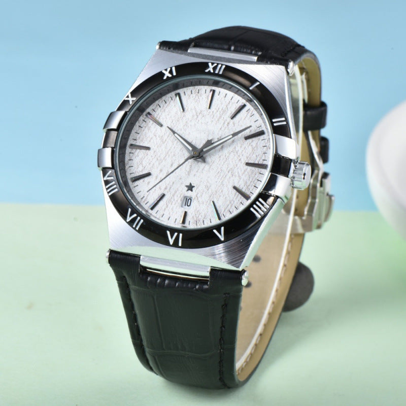 actory Spot Wholesale Cross-Border Foreign Trade Simple Fashion Business Disc Ultra-Thin Luminous Waterproof Quartz Watch Men's Watch