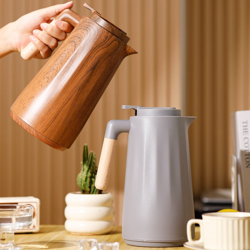 Smart Thermal Pot Household Large Capacity Glass Liner Thermos Bottle Hotel Thermal Kettle Boiling Water Thermos Coffee Pot