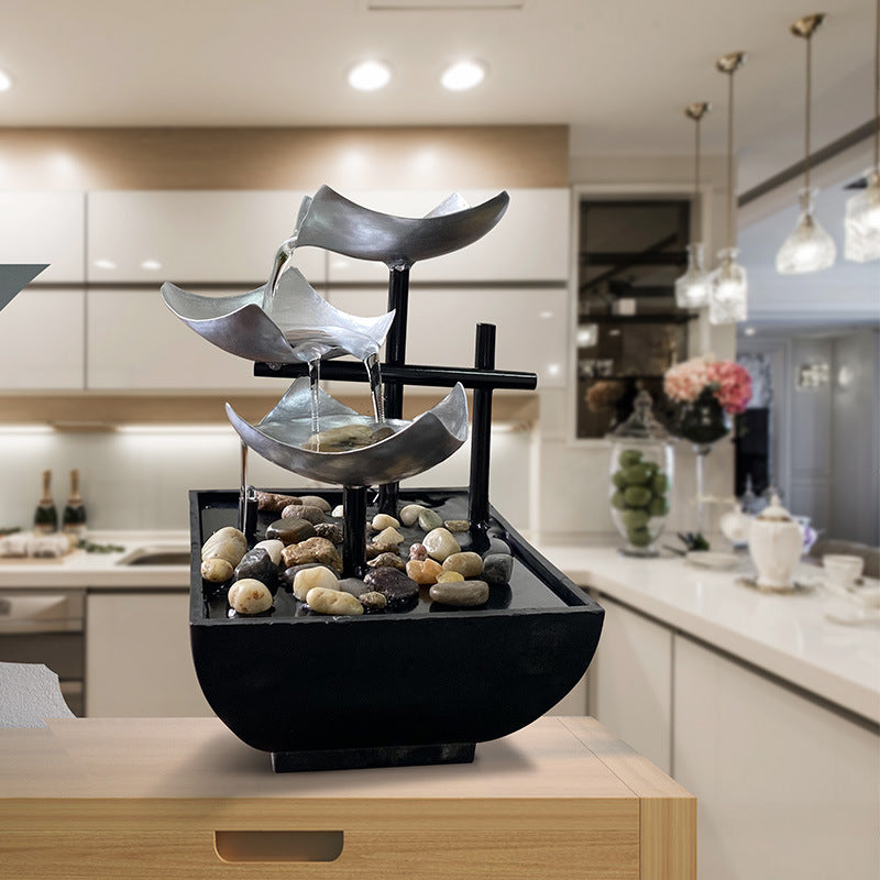 Feng Shui desktop running water fountain for home and office decor