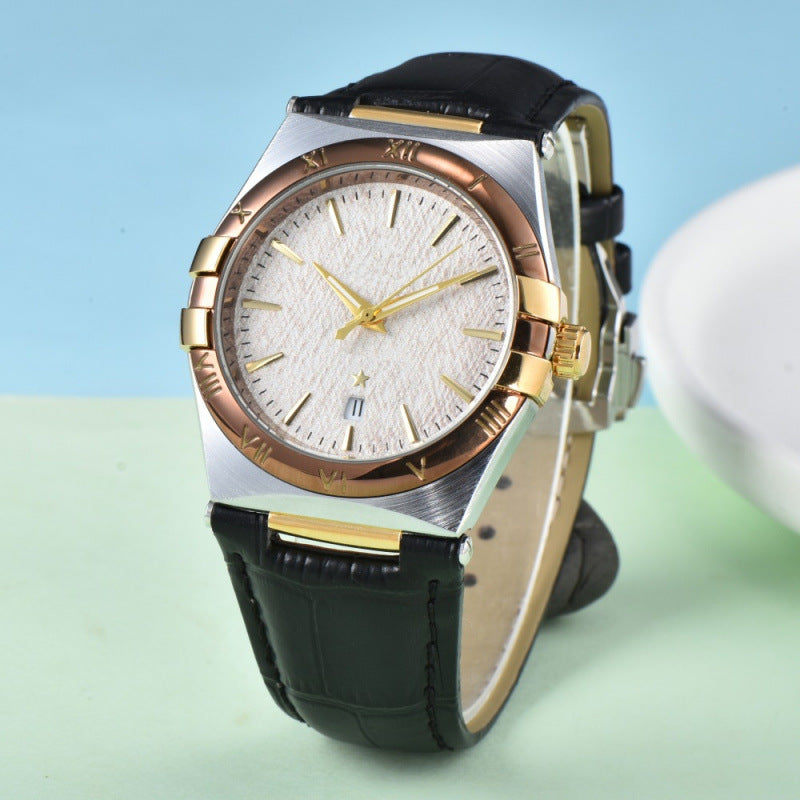 actory Spot Wholesale Cross-Border Foreign Trade Simple Fashion Business Disc Ultra-Thin Luminous Waterproof Quartz Watch Men's Watch