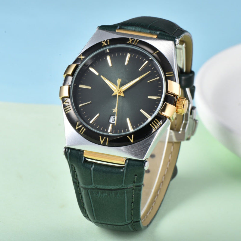 actory Spot Wholesale Cross-Border Foreign Trade Simple Fashion Business Disc Ultra-Thin Luminous Waterproof Quartz Watch Men's Watch
