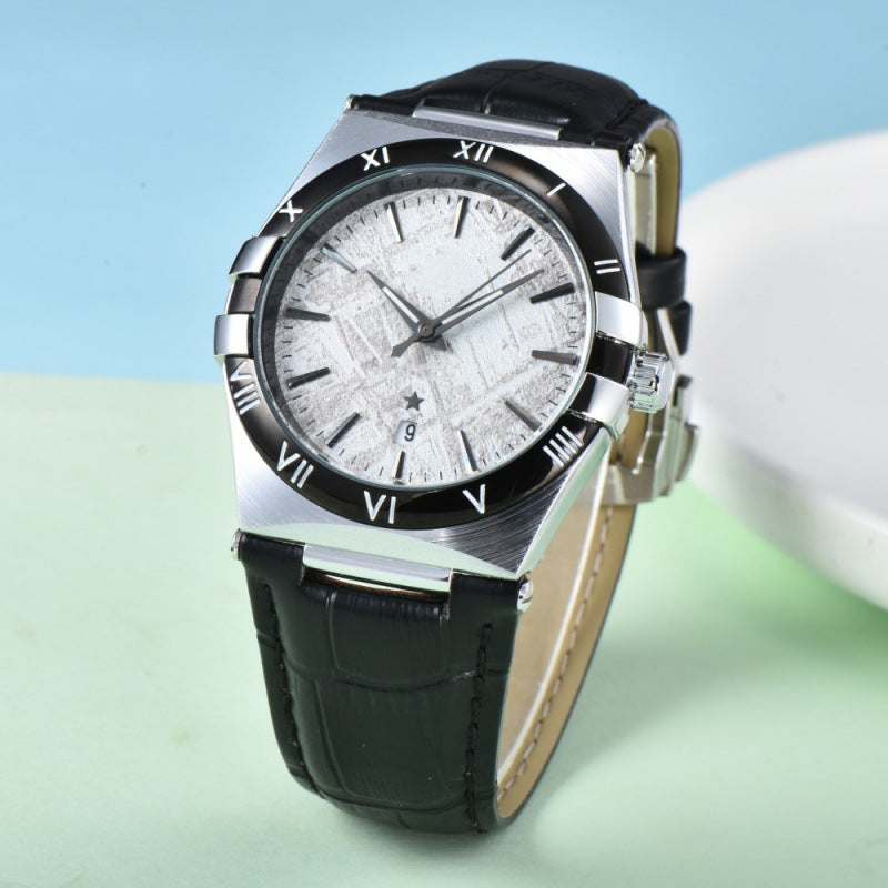 actory Spot Wholesale Cross-Border Foreign Trade Simple Fashion Business Disc Ultra-Thin Luminous Waterproof Quartz Watch Men's Watch