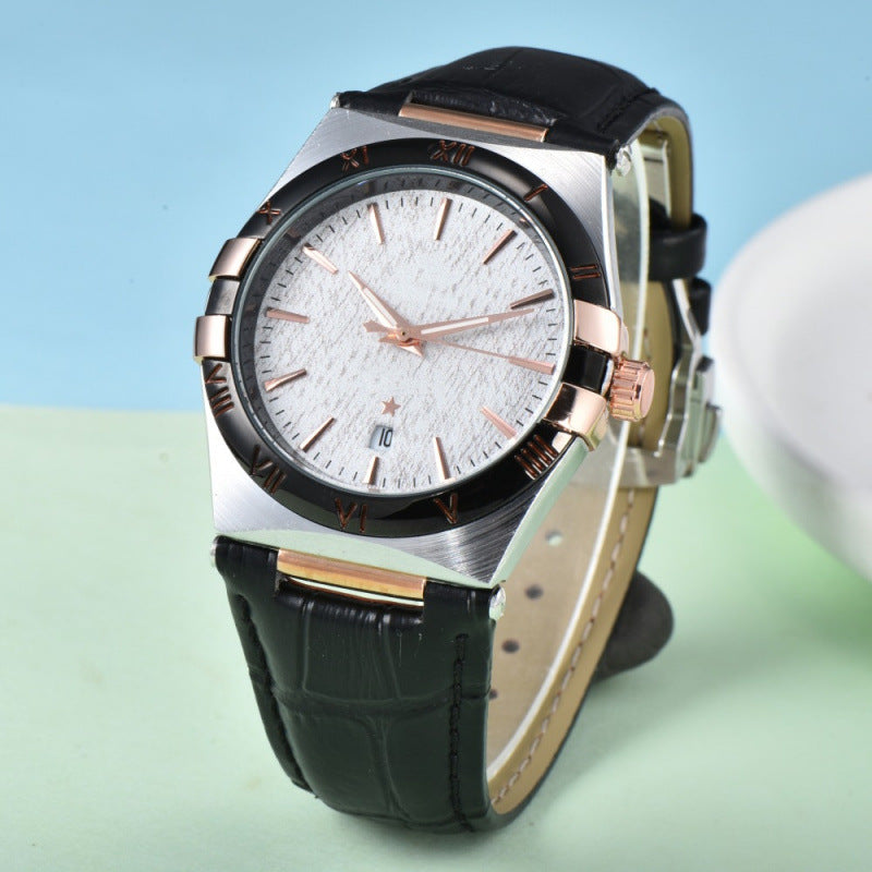 actory Spot Wholesale Cross-Border Foreign Trade Simple Fashion Business Disc Ultra-Thin Luminous Waterproof Quartz Watch Men's Watch