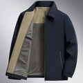 Middle-Aged Men's Outwears, Lapel Jackets, Spring And Autum Middle-Aged And Elderly Tops, Thin Daddy Clothes, Grandpa Jackets