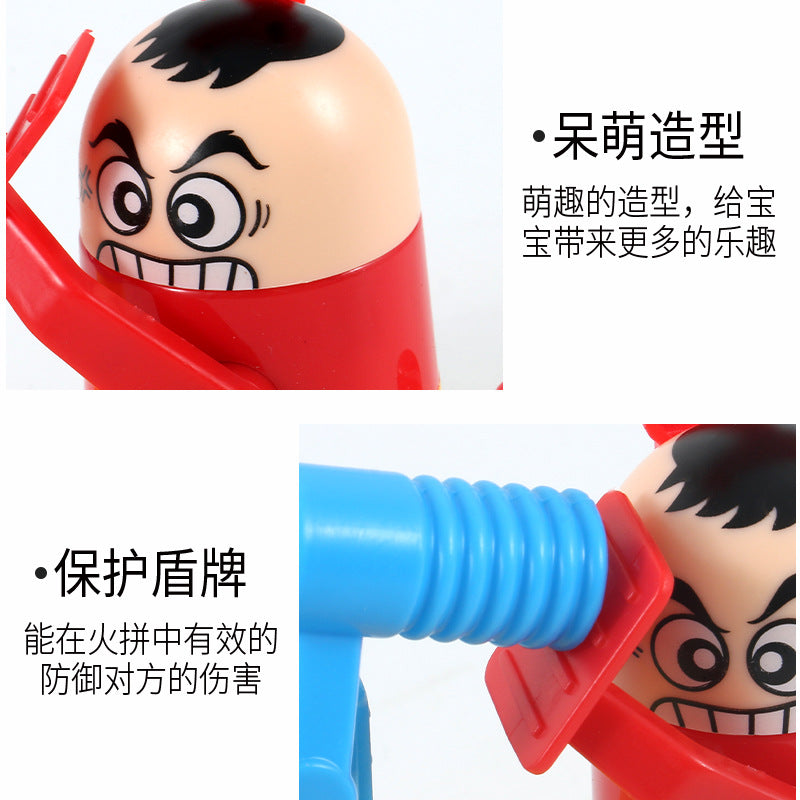 TikTok Net Red Double Fighting Machine Red And Blue Attack And Defensive Battle Toys Parent-Child Interactive Children's Desktop Game Stall