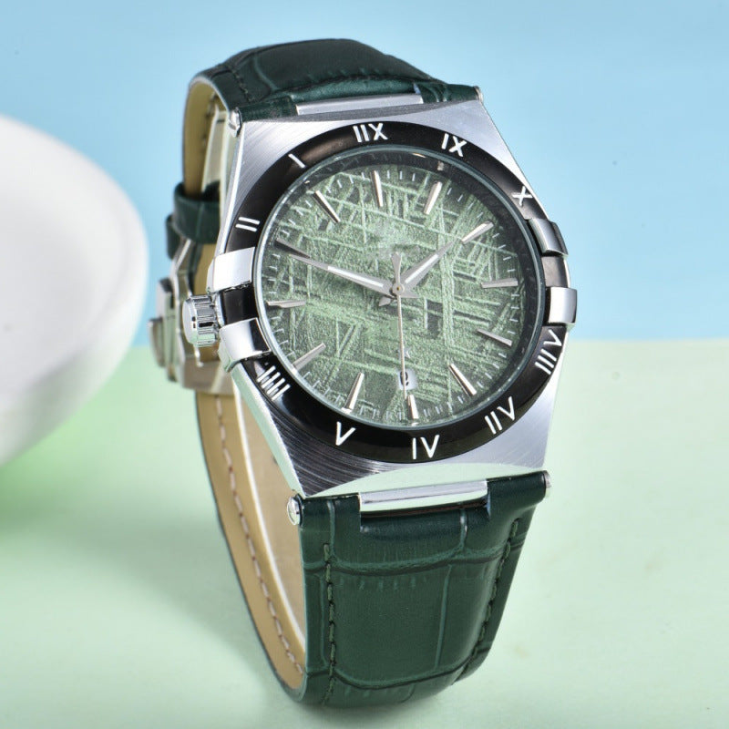 Factory Spot Wholesale Cross-Border Foreign Trade Simple Fashion Business Disc Ultra-Thin Luminous Waterproof Quartz Watch Men's Watch