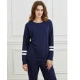 Women's chic striped 2-piece lounge set – elegant day-to-evening loungewear, sizes S–XXL