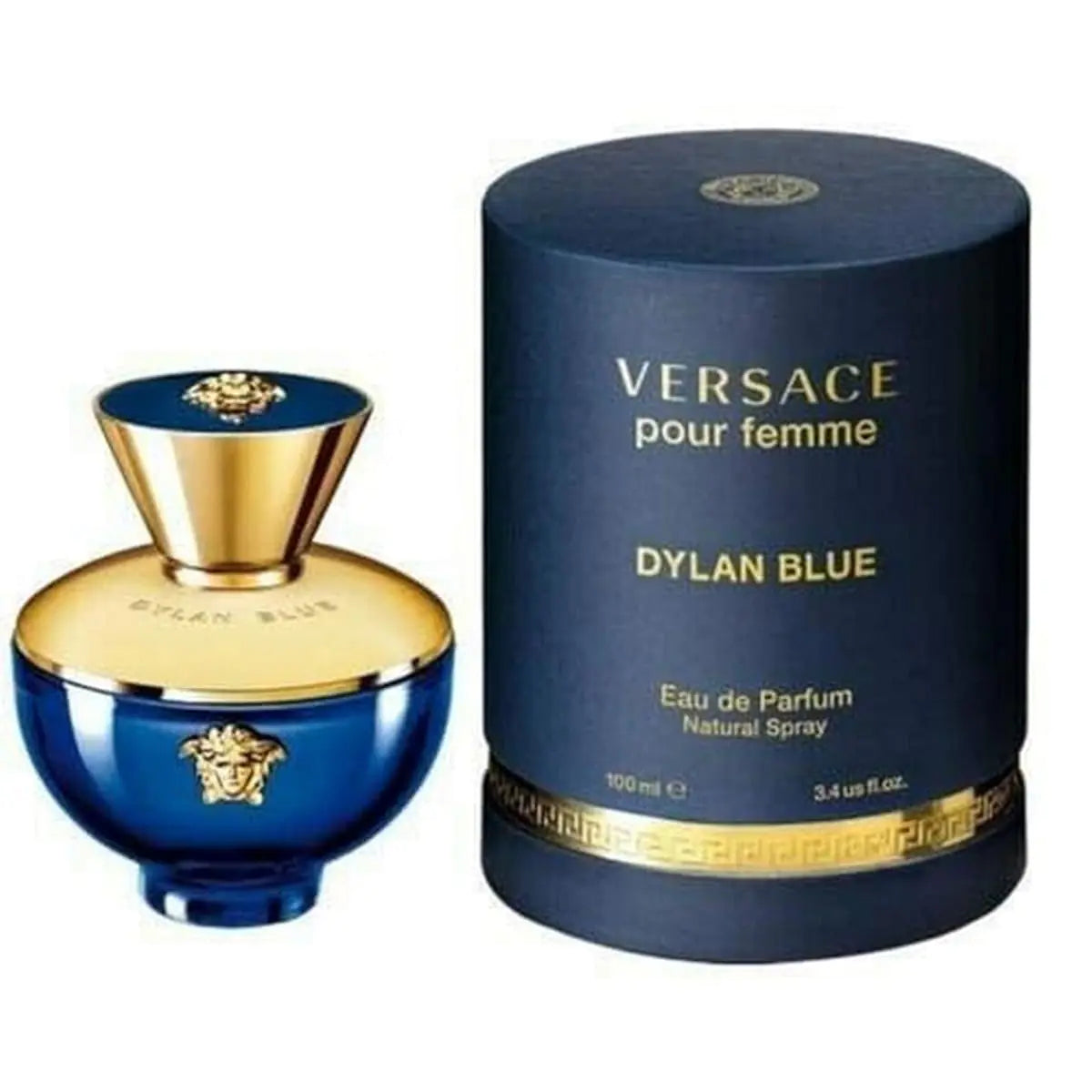 Versace Dylan Blue Pour Femme Eau de Parfum 3.4 oz women's perfume bottle
