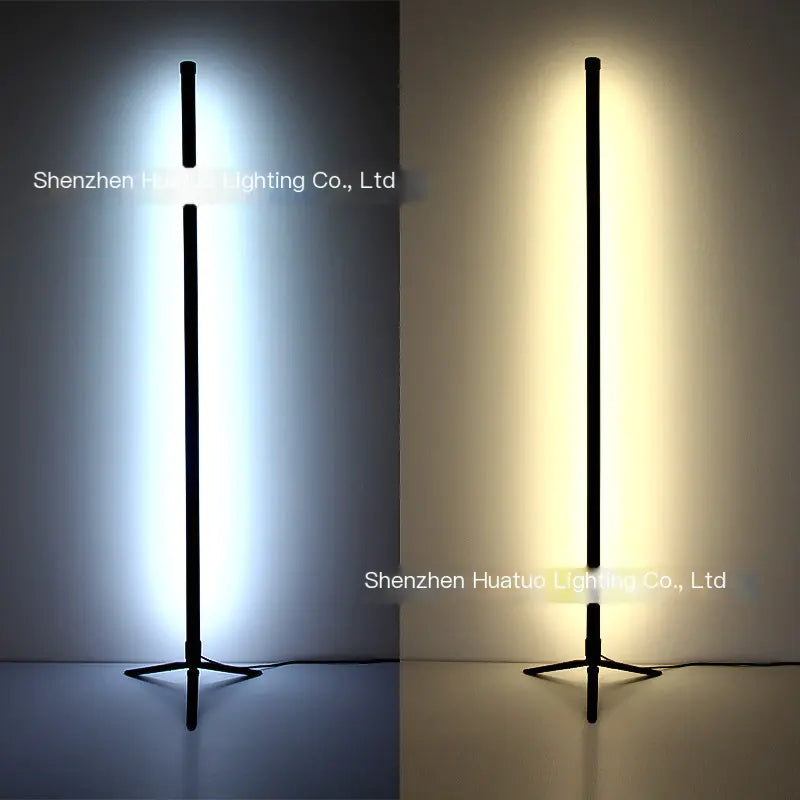 1.2M RGB color changing floor and desk gaming light with tripod base and Bluetooth app control