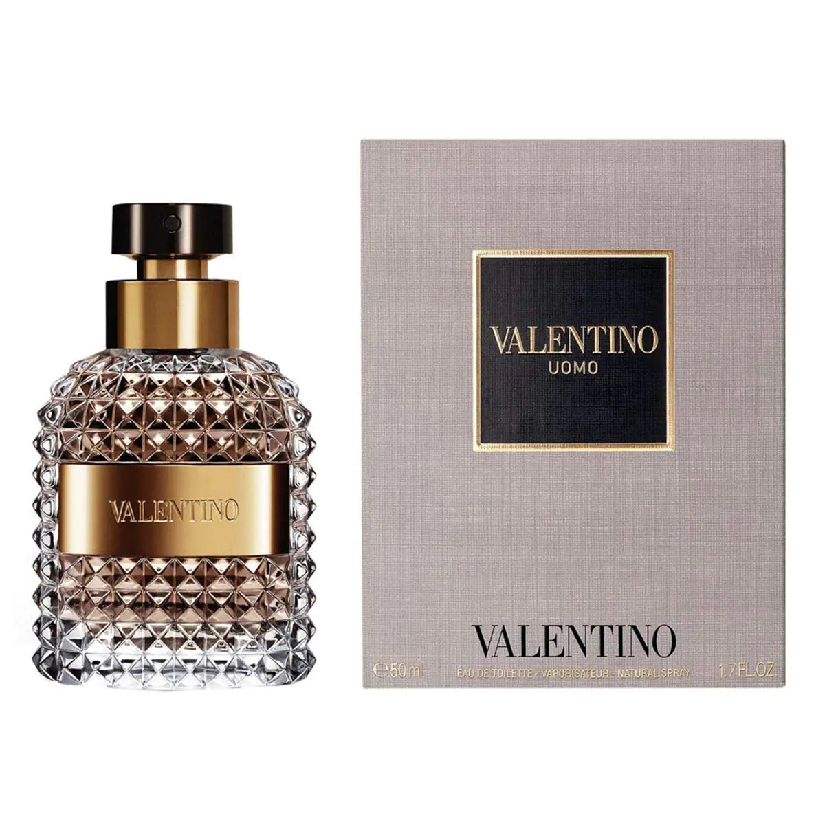 Valentino Uomo Eau De Toilette 1.7 oz men's cologne bottle
